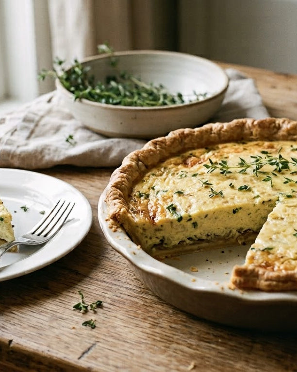 Onion Cheese Quiche