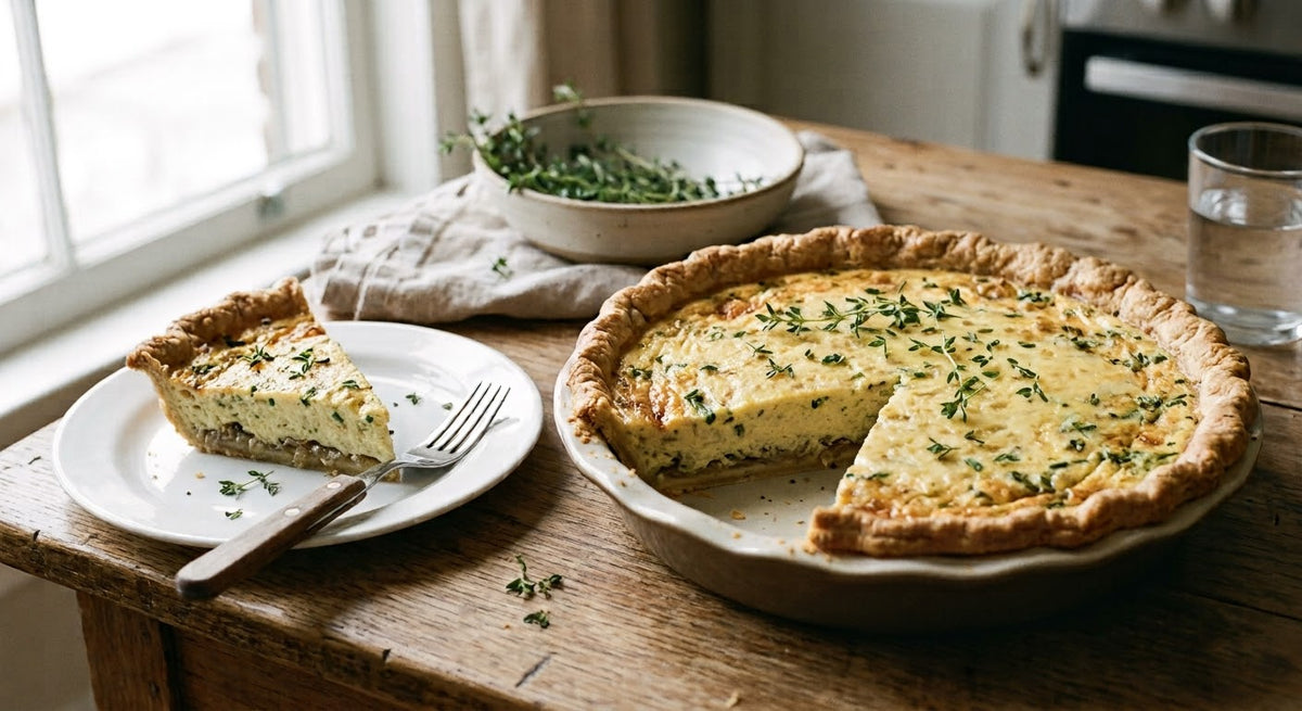 Onion Cheese Quiche